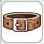 ceinture en cuir de loup